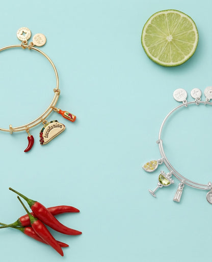 'Tacotarian' Multi Charm Bangle ALEX AND ANI