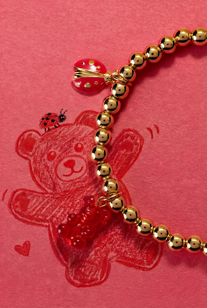 Crayola Fan Favorites Scarlet Charm Stretch Bracelet ALEX AND ANI