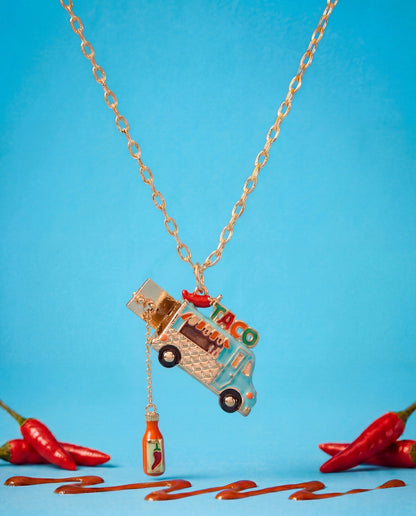 Taco Truck Locket Necklace ALEX AND ANI