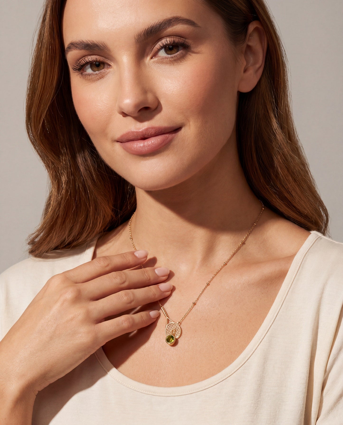 Tennis Racket Y-Necklace ALEX AND ANI