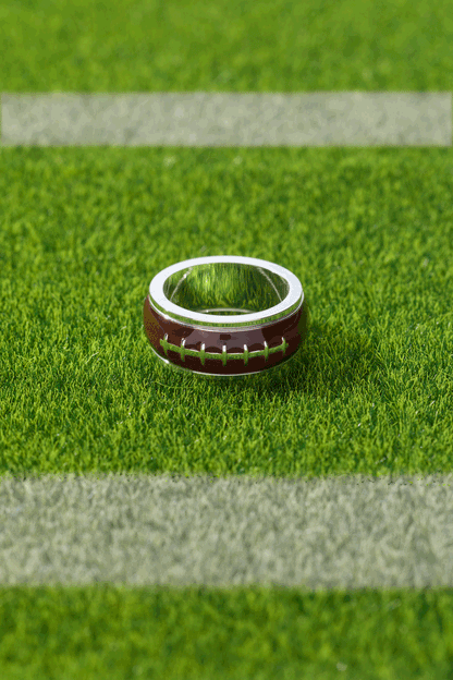 Football Fidget Ring ALEX AND ANI