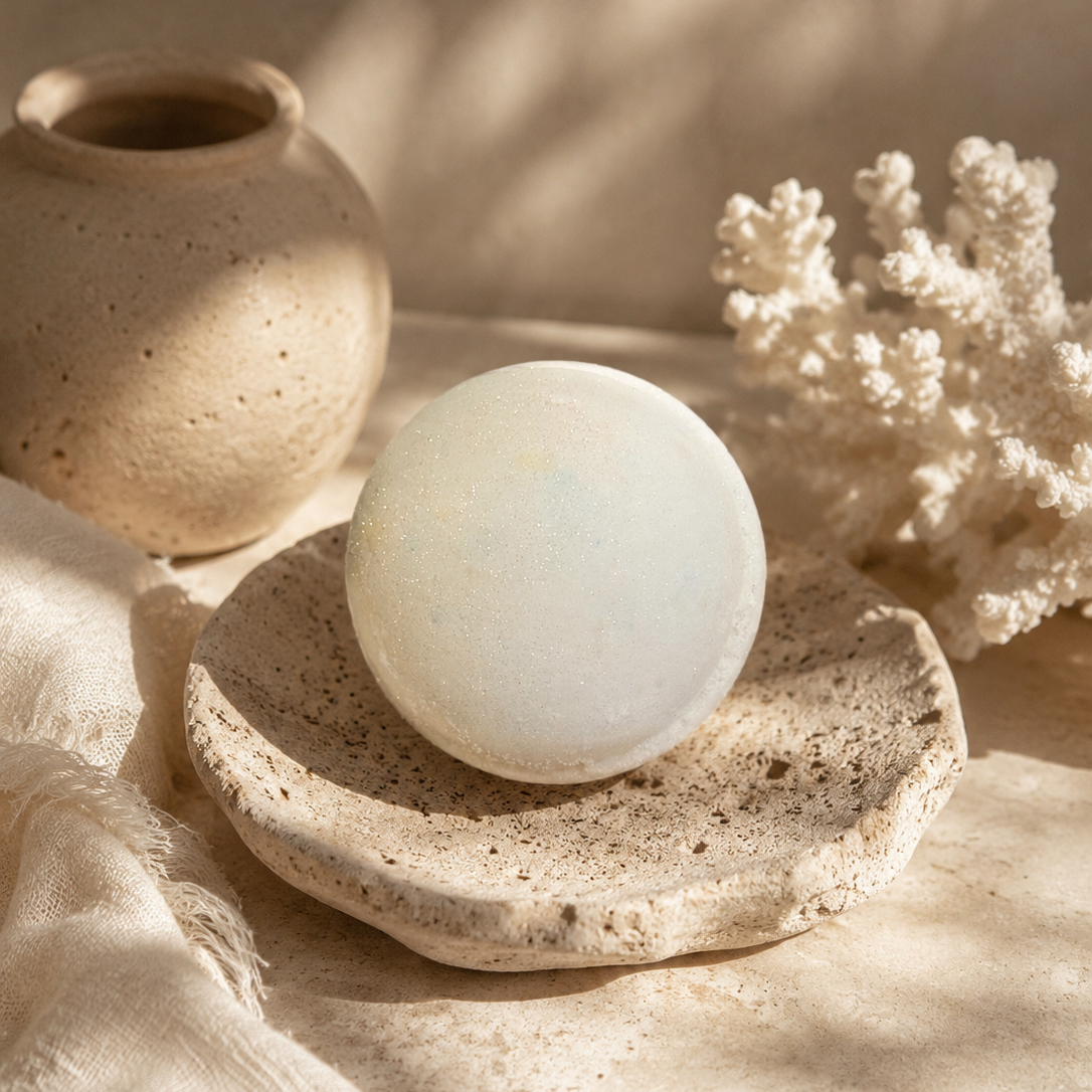 Antigua - Hemp Infused Bath Bomb Mobaak Aromatherapy Shoppe