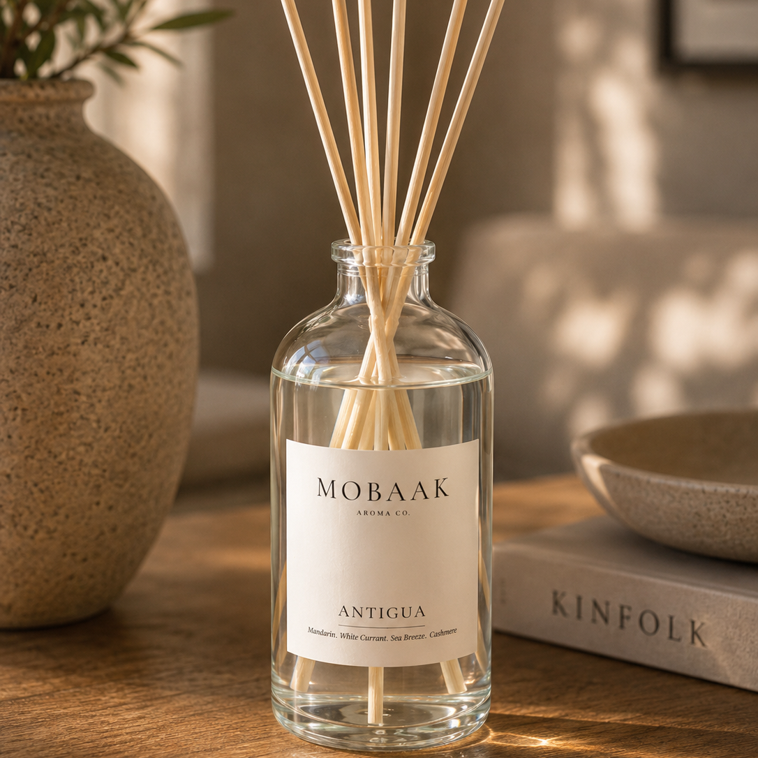 Antigua Reed Diffuser Mobaak Aromatherapy Shoppe