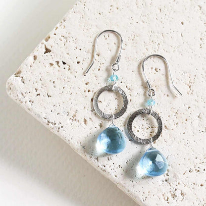 Aquamarine Quartz Airie EarringBeautiful and simple, these little gems will be your go-to earrings.
- Aquamarine Quartz gemstones- 1.5" long- French hooks- 14k gold plated fine .925 Italian sterliEarringsPARKEN JEWELRYVettedArcAquamarine Quartz earrings