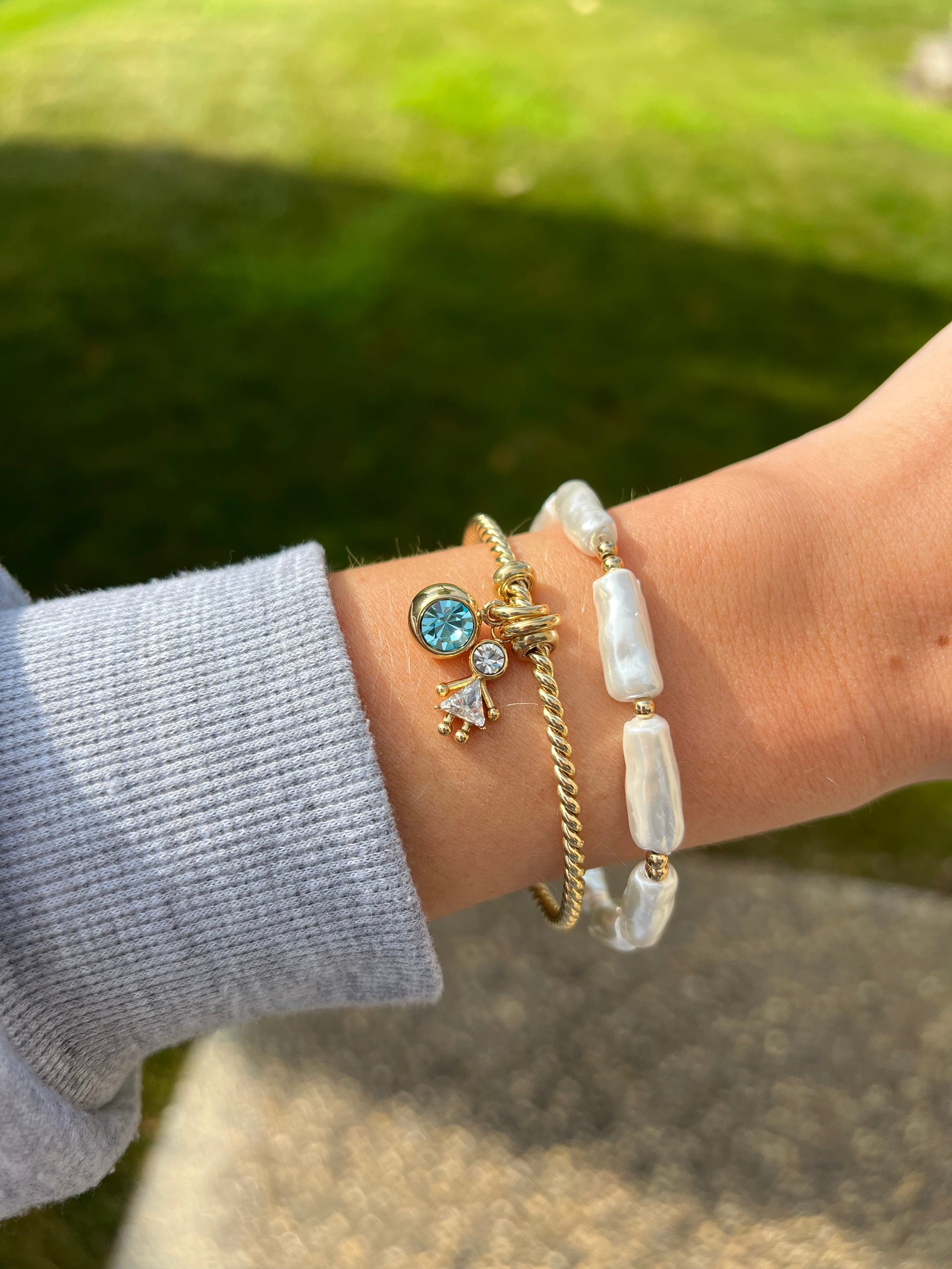 March Birthstone Interchangeable Charm ALEX AND ANI