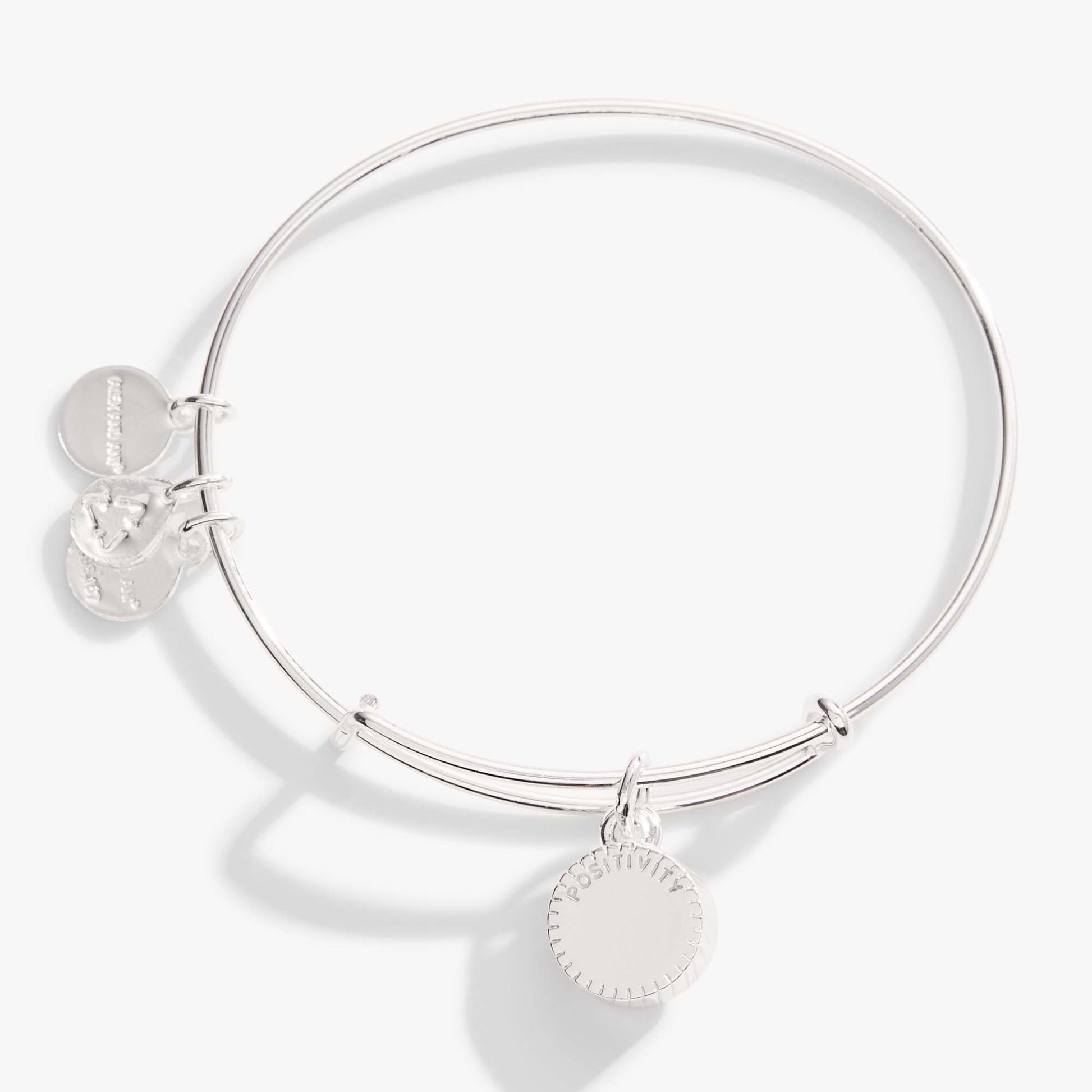 August Birthstone Charm Bangle, Peridot ALEX AND ANI