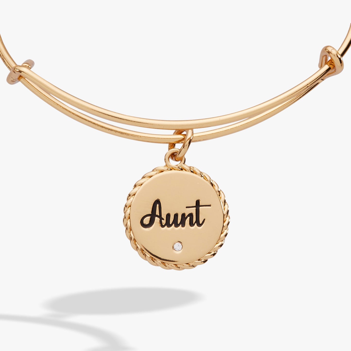 Aunt 'A Trusting Guide Forever By My Side' Charm Bangle ALEX AND ANI