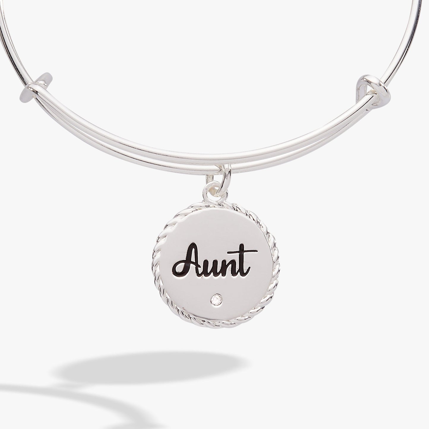 Aunt 'A Trusting Guide Forever By My Side' Charm Bangle ALEX AND ANI