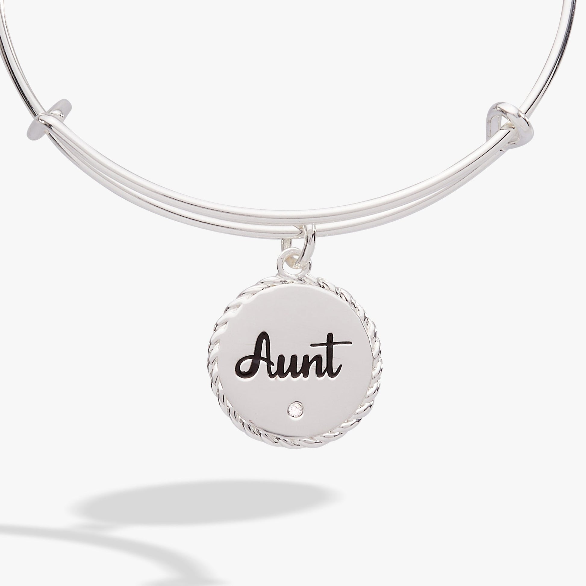 Aunt 'A Trusting Guide Forever By My Side' Charm Bangle ALEX AND ANI