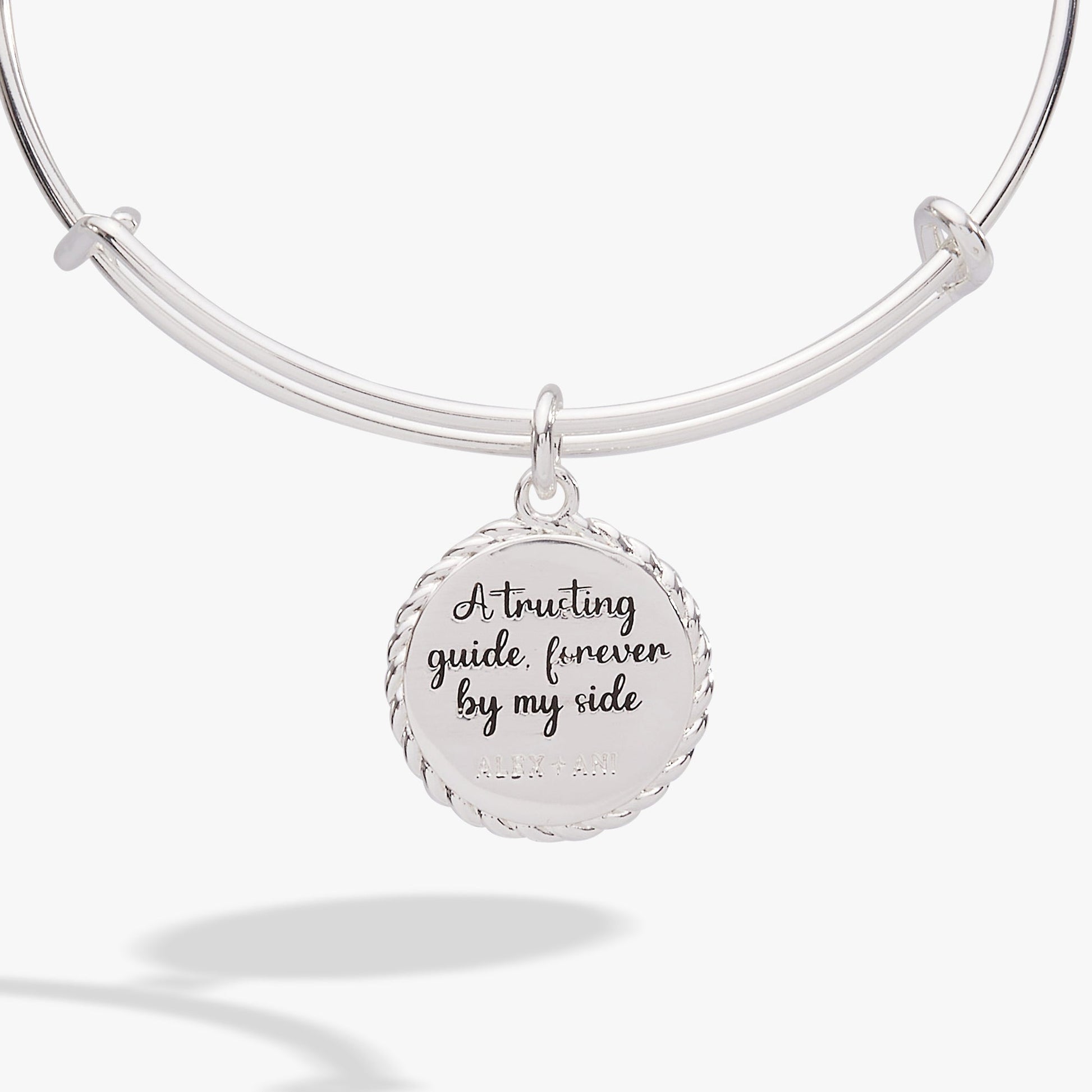 Aunt 'A Trusting Guide Forever By My Side' Charm Bangle ALEX AND ANI