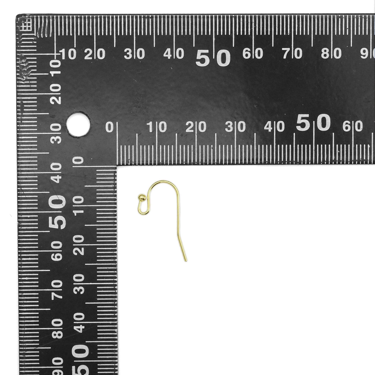 Gold Earring hooks Earring wire, Sku#Y883