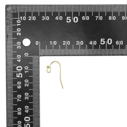 Gold Earring hooks Earring wire, Sku#Y883