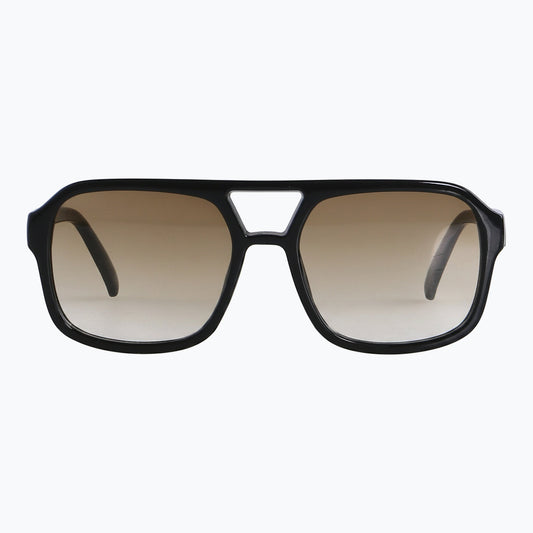 Diplomat Oversized Retro Square Aviator Sunglasses With Gradient Brown Lenses Jaxy Eyewear