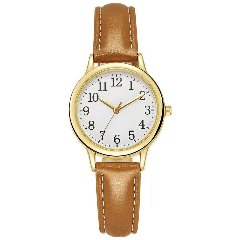 Simple Digital Fashion Alloy Quartz Watch