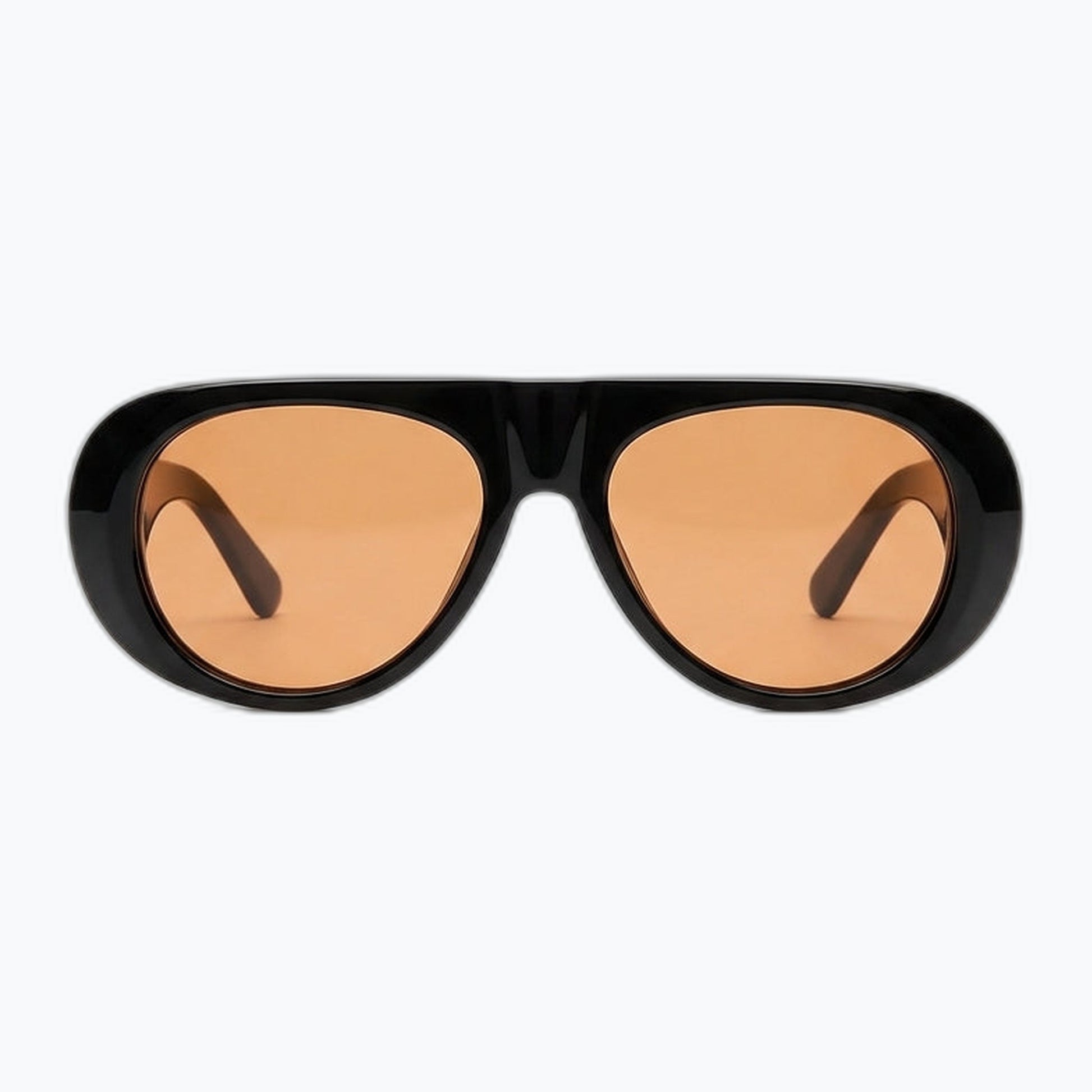The Catalyst Aviator Sunglasses Oversized Teardrop Chunky Black Frames Vintage Jaxy Eyewear