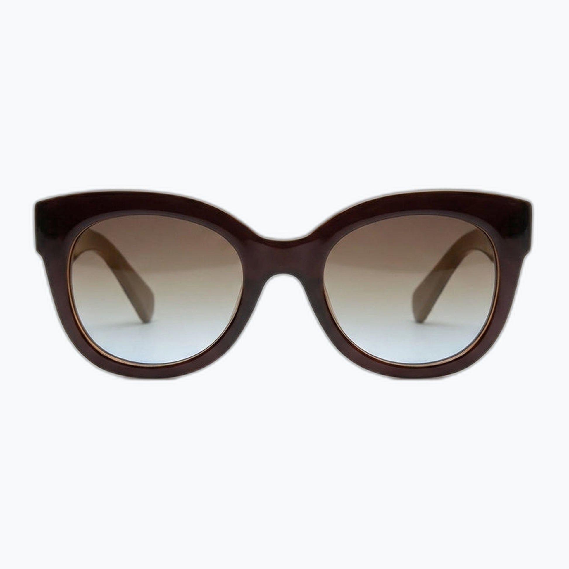 Solstice Brown Tortoiseshell Round Oversized Sunglasses By Jaxy Jaxy Eyewear