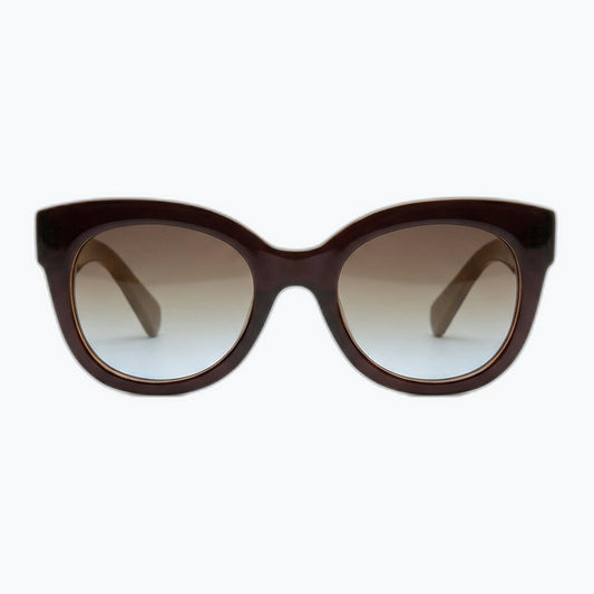Solstice Brown Tortoiseshell Round Oversized Sunglasses By Jaxy Jaxy Eyewear