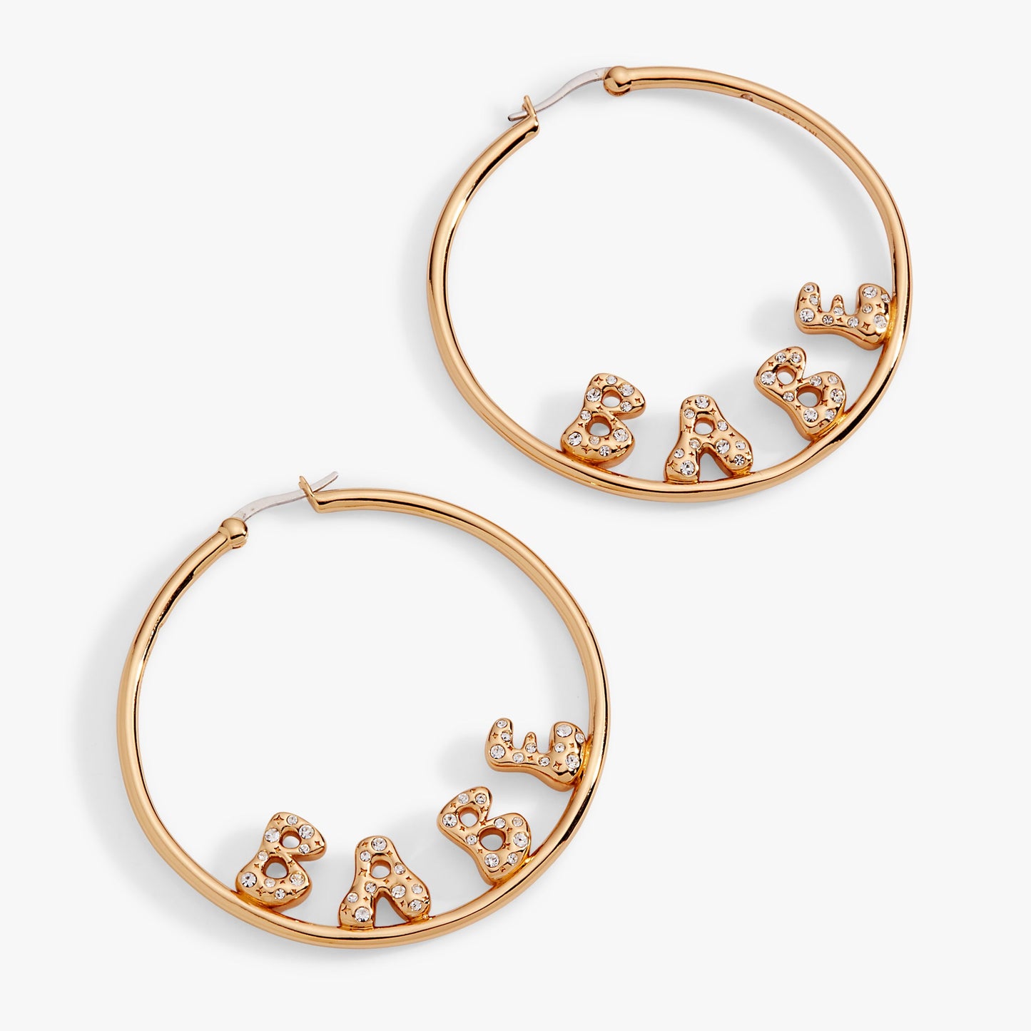'Babe' Bubble Crystal Hoop Earrings ALEX AND ANI