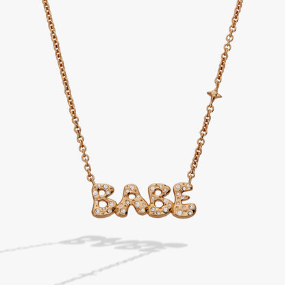 'Babe' Bubble Crystal Pendant Necklace ALEX AND ANI