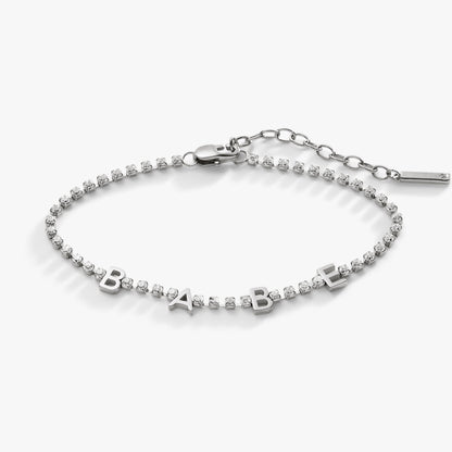 "Babe" Crystal Tennis Bracelet ALEX AND ANI