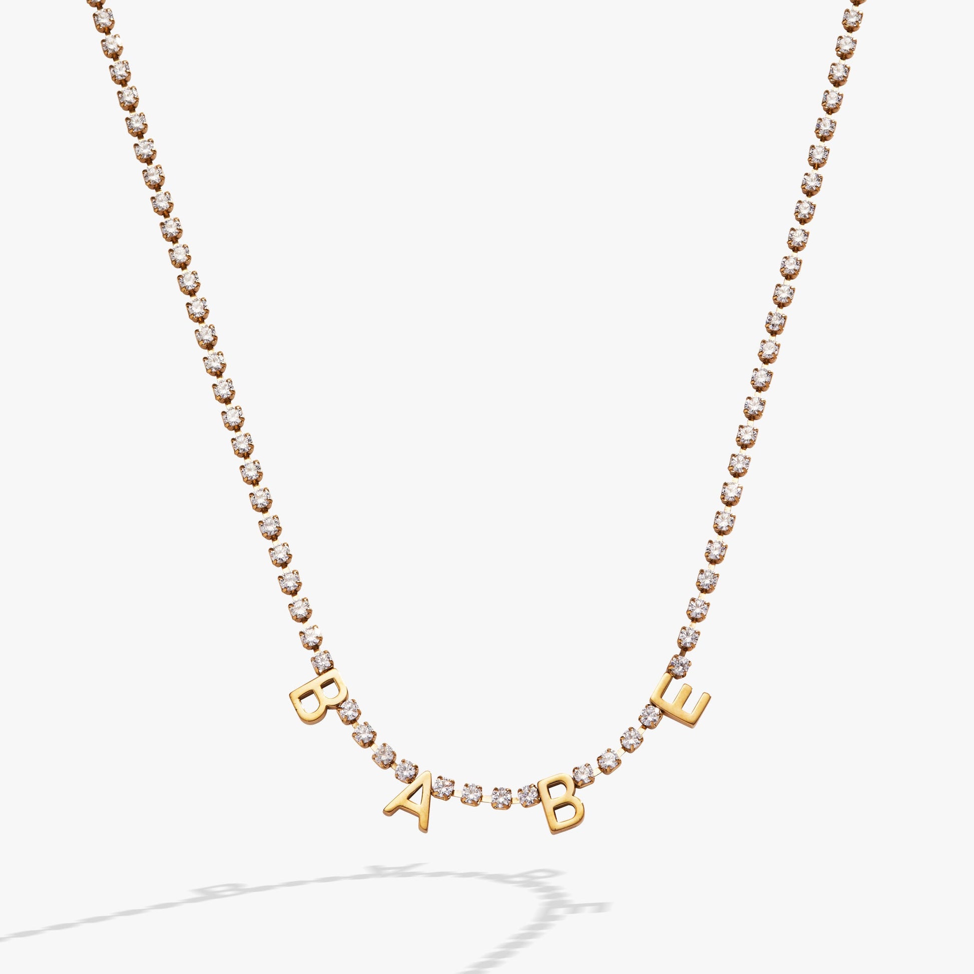 “Babe” Crystal Tennis Necklace ALEX AND ANI