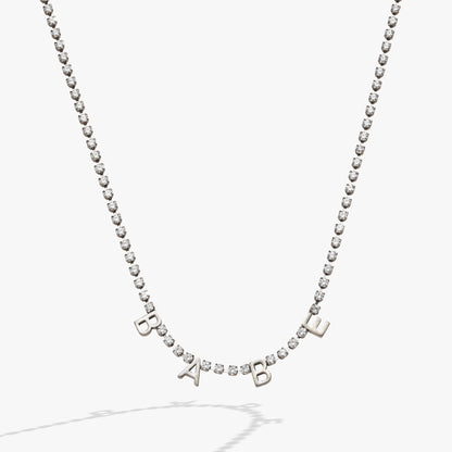 “Babe” Crystal Tennis Necklace ALEX AND ANI