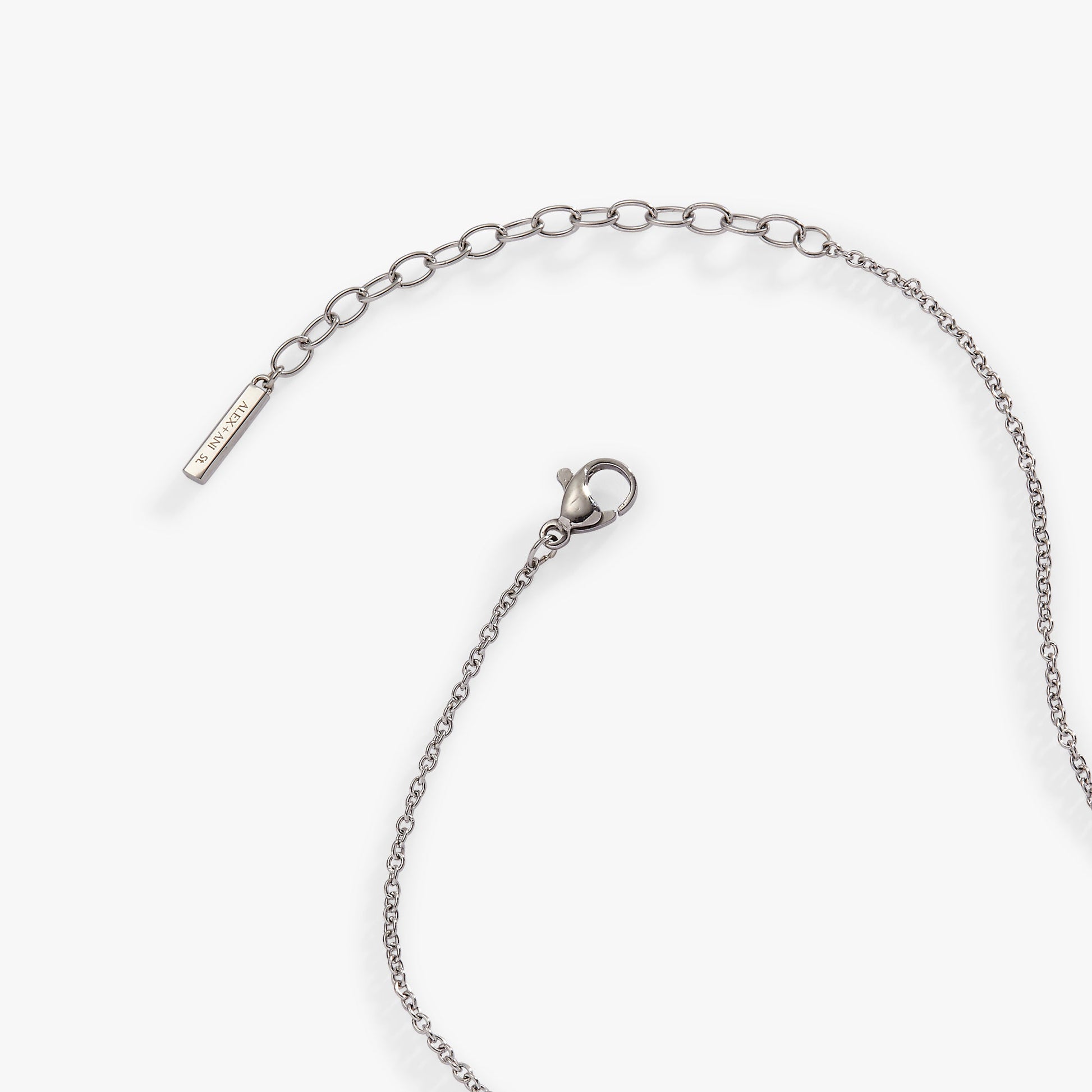 Crystal Baguette Bar Necklace ALEX AND ANI