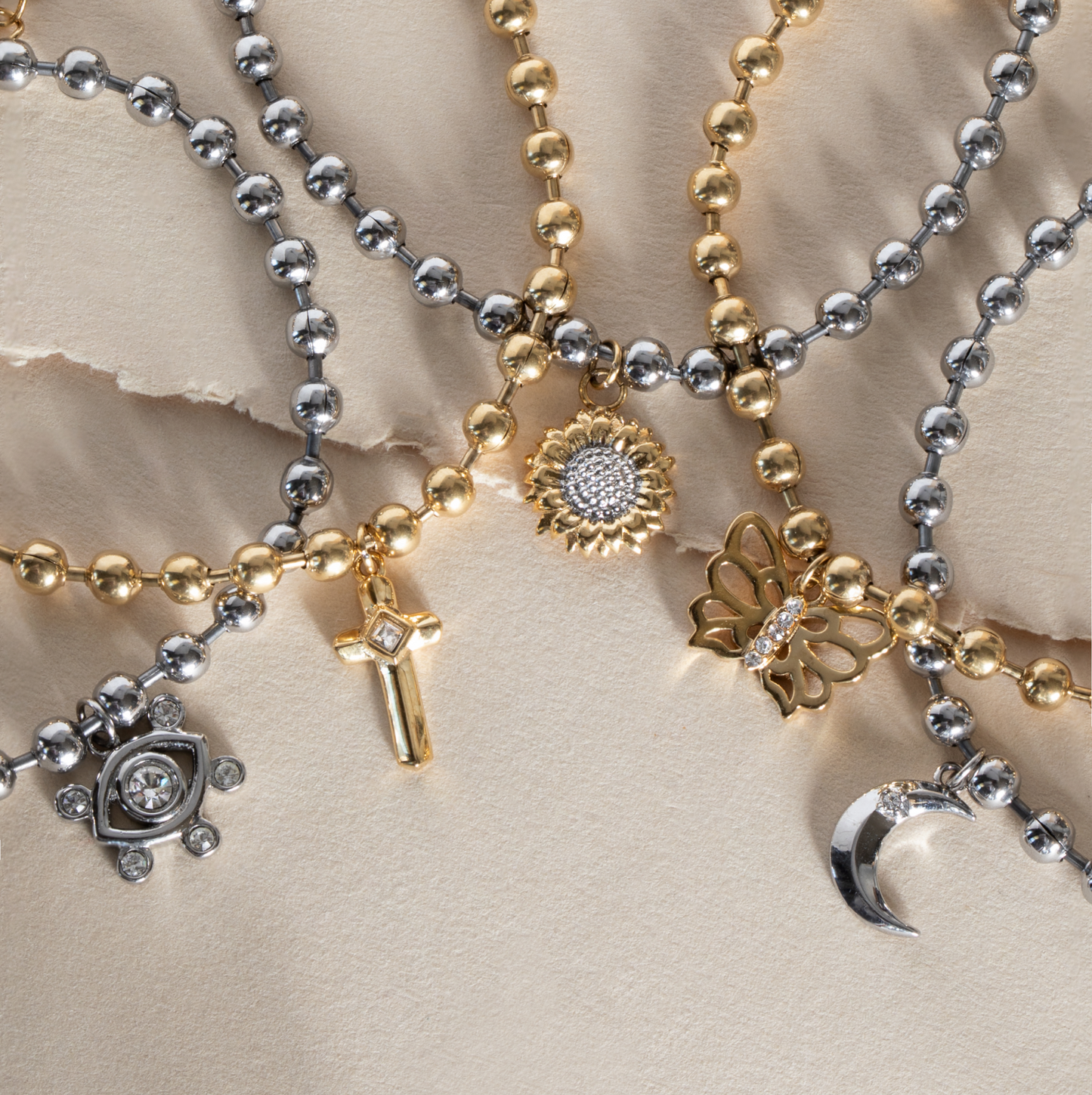 Cross Ball Chain Bracelet ALEX AND ANI