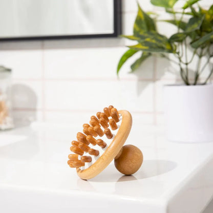 Bamboo Stimulating Scalp Massager Pretty farm girl