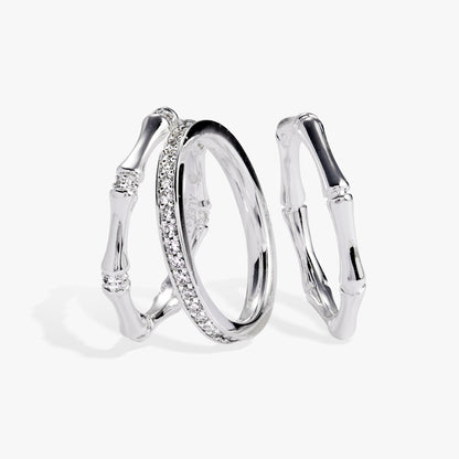 Bamboo Trio Ring Set ALEX AND ANI