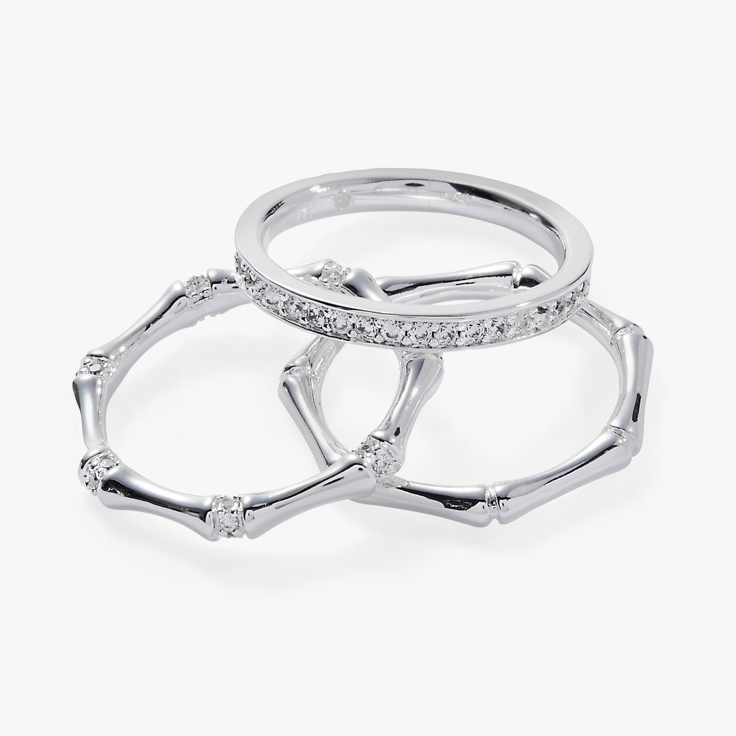 Bamboo Trio Ring Set ALEX AND ANI