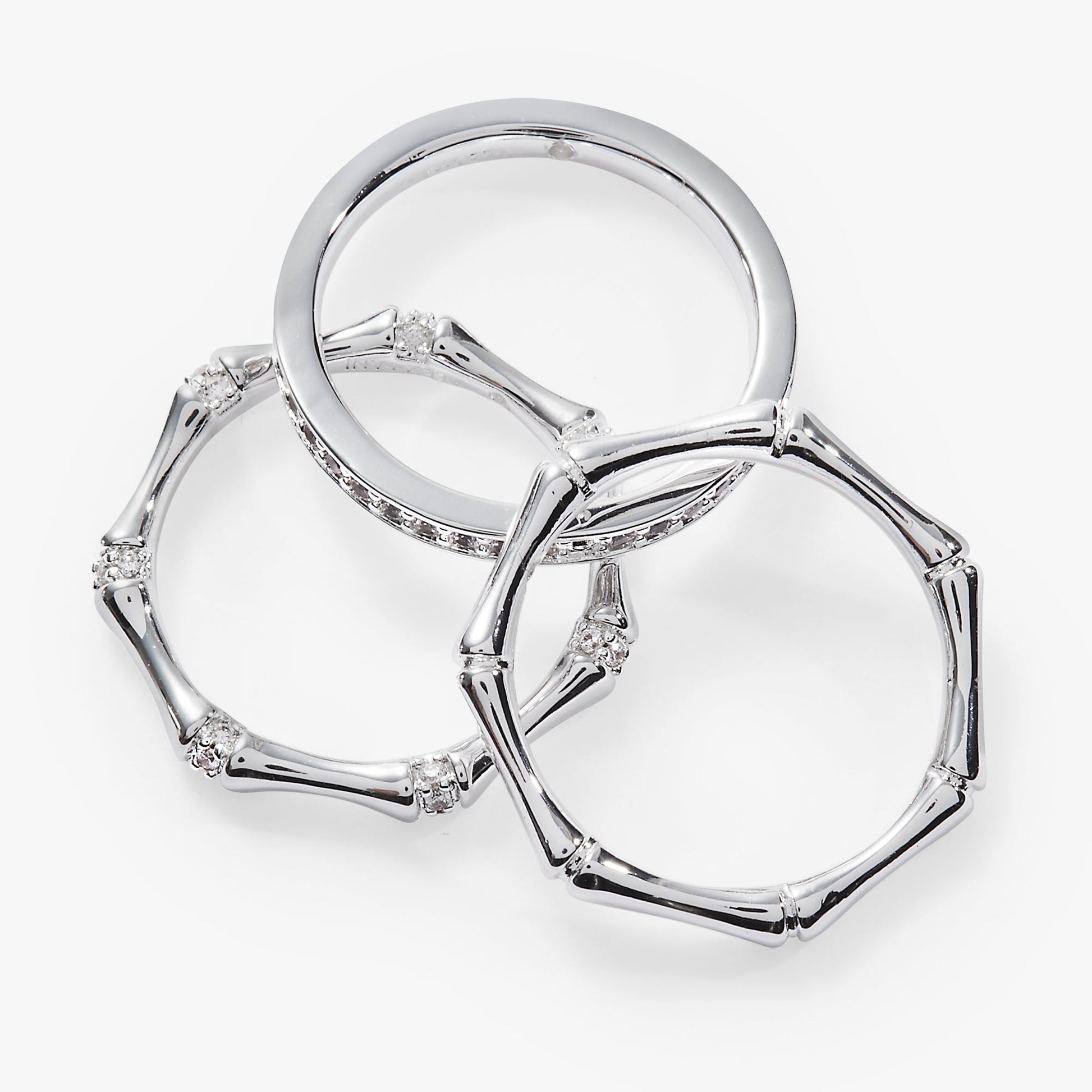 Bamboo Trio Ring Set ALEX AND ANI