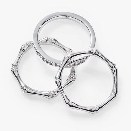 Bamboo Trio Ring Set ALEX AND ANI