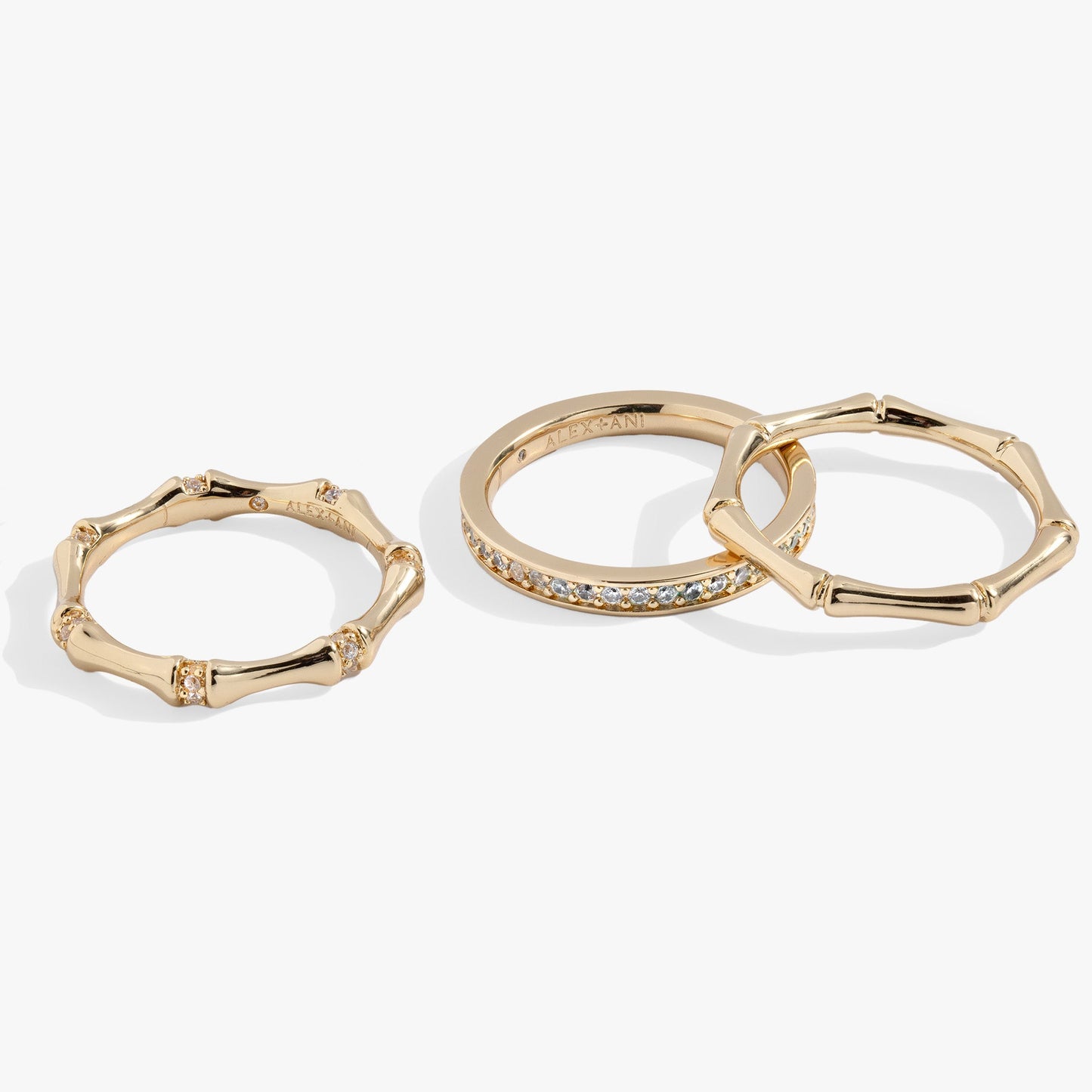 Bamboo Trio Ring Set ALEX AND ANI