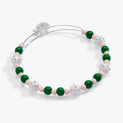 Barbie™ Pickleball Beaded Charm Bangle ALEX AND ANI