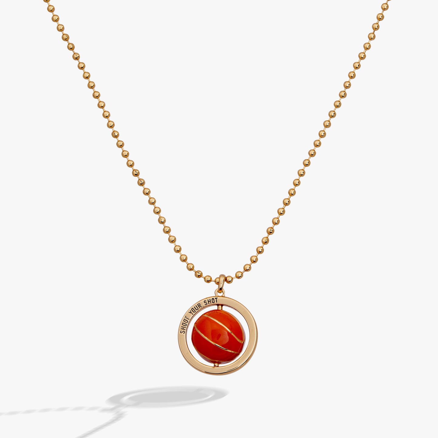 Basketball Spinner Pendant ALEX AND ANI