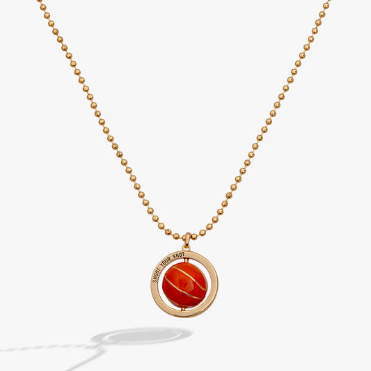 Basketball Spinner Pendant ALEX AND ANI