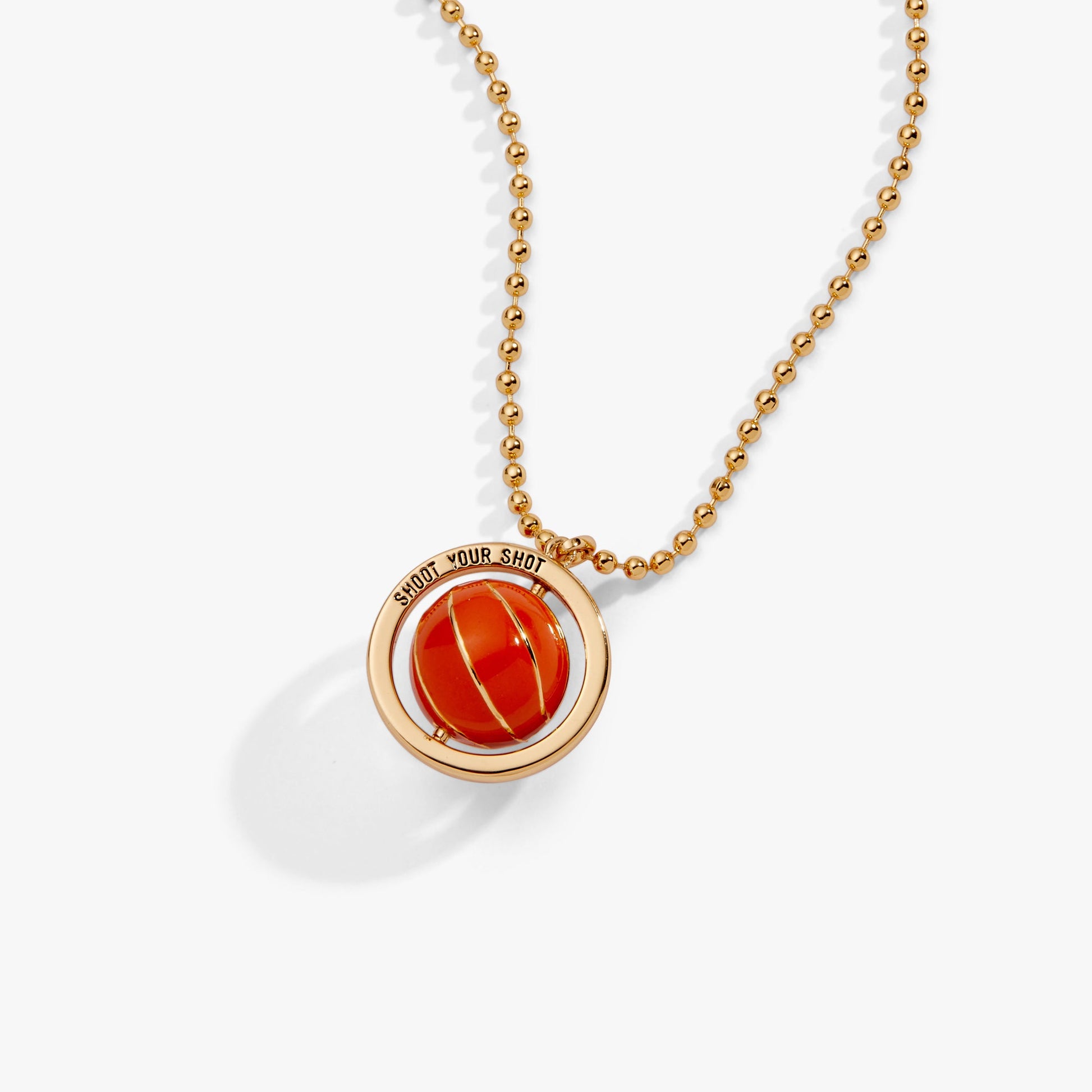 Basketball Spinner Pendant ALEX AND ANI