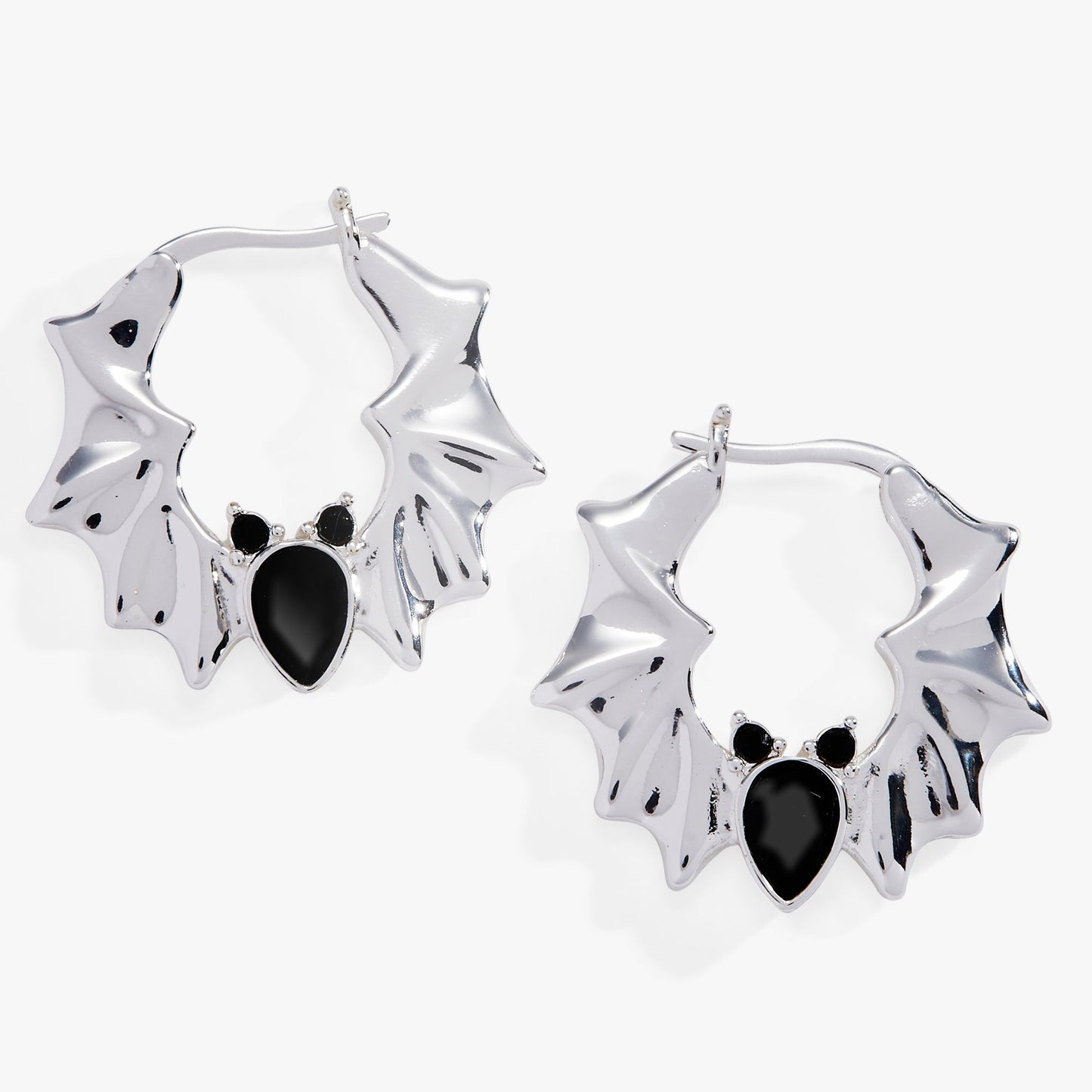 Crystal Bat Hoop Earrings ALEX AND ANI