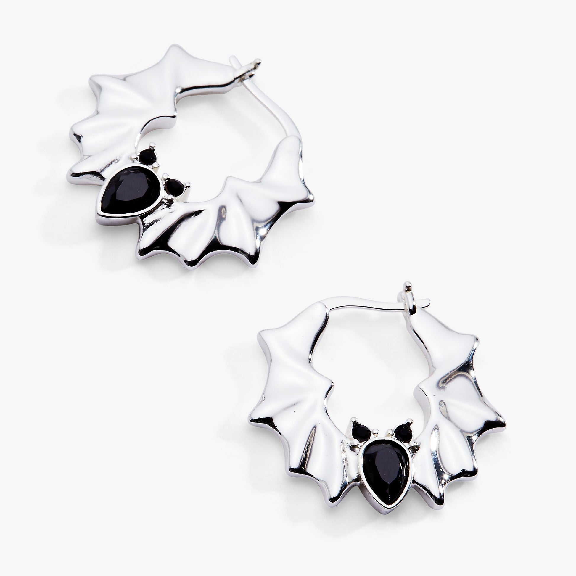 Crystal Bat Hoop Earrings ALEX AND ANI