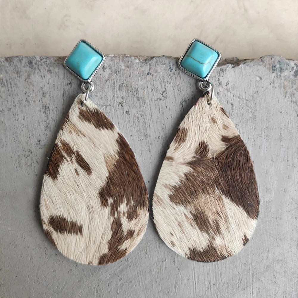 Turquoise Teardrop Earrings - 5 Styles Bumpkin Ranchwear