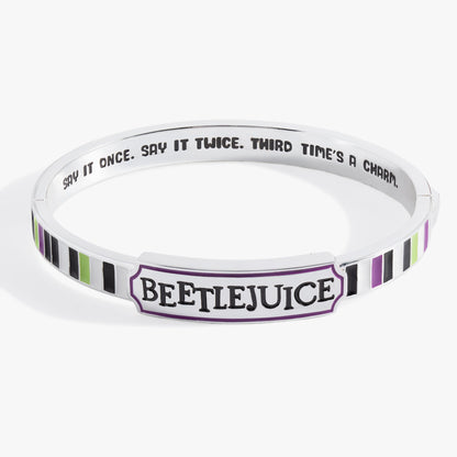 BEETLEJUICE™ 'Say It Once. Say It Twice. Third Time's A Charm' Bangle ALEX AND ANI