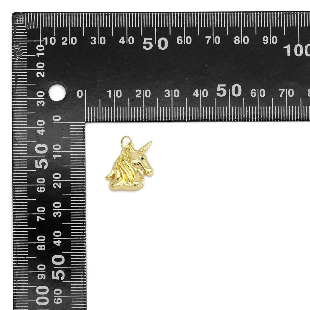 Gold Unicorn Charm, Sku#Y877