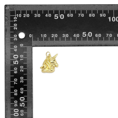 Gold Unicorn Charm, Sku#Y877