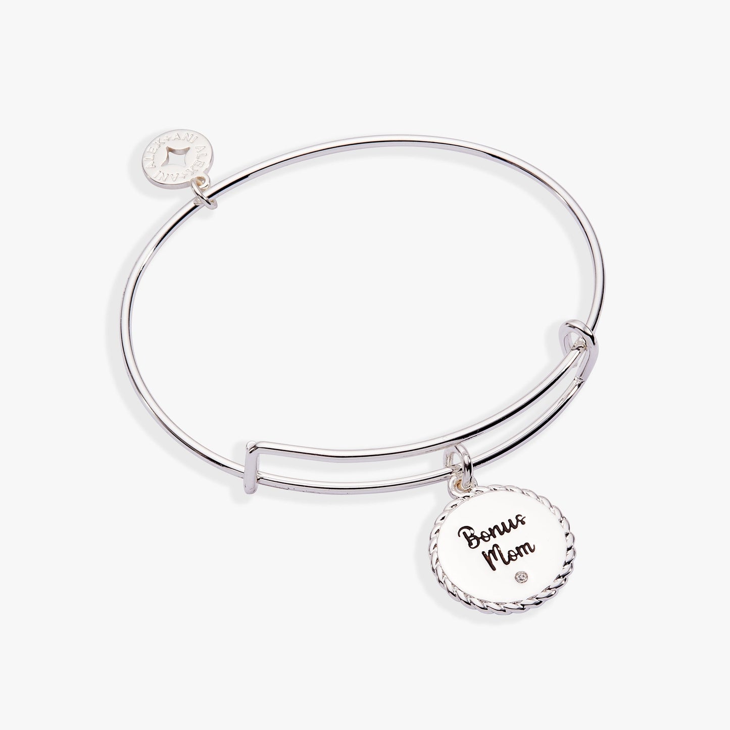 Bonus Mom 'Family Isn't Only Blessed By Name' Charm Bangle ALEX AND ANI