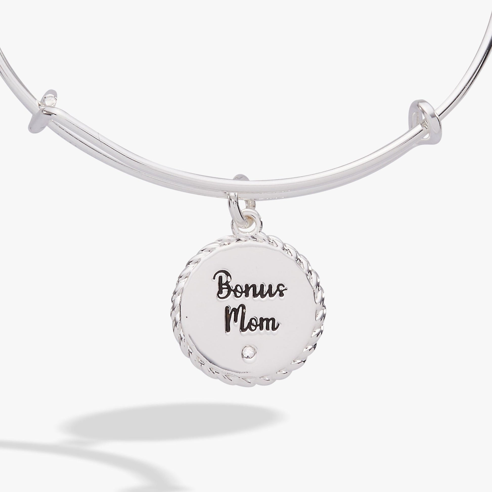 Bonus Mom 'Family Isn't Only Blessed By Name' Charm Bangle ALEX AND ANI