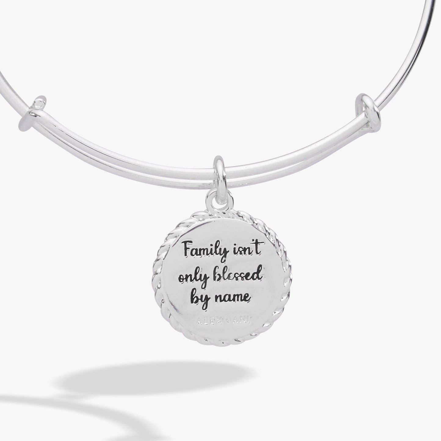 Bonus Mom 'Family Isn't Only Blessed By Name' Charm Bangle ALEX AND ANI