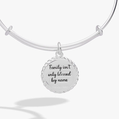Bonus Mom 'Family Isn't Only Blessed By Name' Charm Bangle ALEX AND ANI