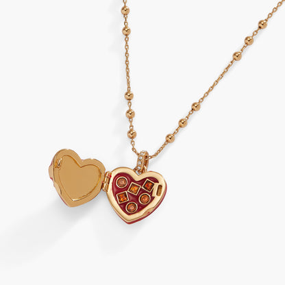 Box of Chocolate Locket Necklace ALEX AND ANI