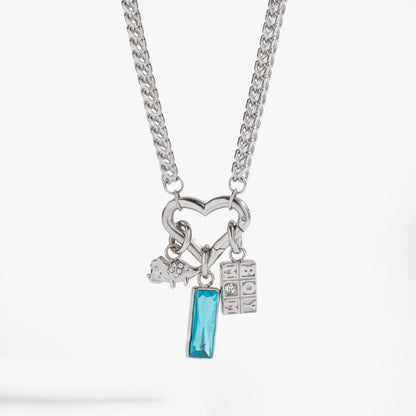 Boy Mom Interchangeable Charm Necklace ALEX AND ANI